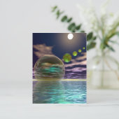 Invasie van de bollen briefkaart (Staand voorkant)