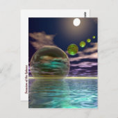 Invasie van de bollen briefkaart (Voorkant / Achterkant)