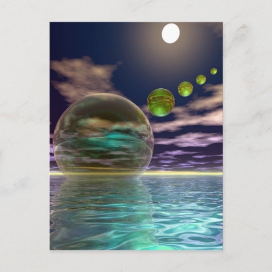 Invasie van de bollen briefkaart (Voorkant)