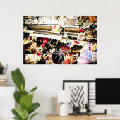 Invasie van de Giant Puppets Poster (Thuiskantoor)