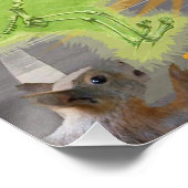 Invasie van de killer tomato Squirrels Poster (Hoek)