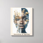 Invasie van de lente canvas afdruk (Voorkant)
