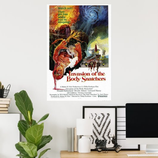 INVASIE VAN DE LICHAAMSNATCHERA POSTER (Thuiskantoor)