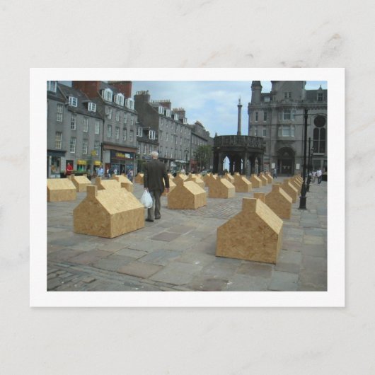 Invasie van de onteigening briefkaart (Voorkant)