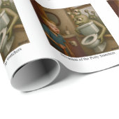 Invasie van de Potty Snatchers Cadeaupapier (Rol Hoek)