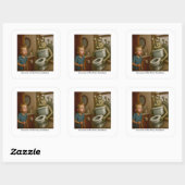 Invasie van de Potty Snatchers Vierkante Sticker (Vel)