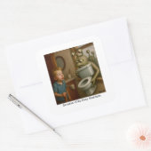 Invasie van de Potty Snatchers Vierkante Sticker (Envelop)