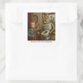 Invasie van de Potty Snatchers Vierkante Sticker (Tas)