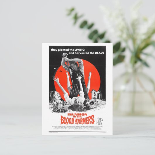 INVASIE VAN HET BRIEFKAART BLOEDLANDBOUWERS (Staand voorkant)