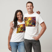 Invasie van het vierkant t-shirt (Unisex)