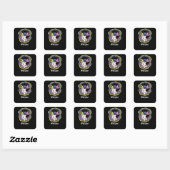 Invasie Vierkante Sticker (Vel)