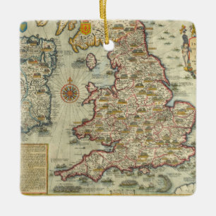Invasies van Engeland en Ierland Keramisch Ornament