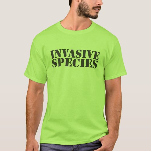Invasieve soorten t-shirt (Voorkant)