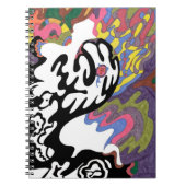 "Invasion" Abstracte kunst Notitieboek (Voorkant)