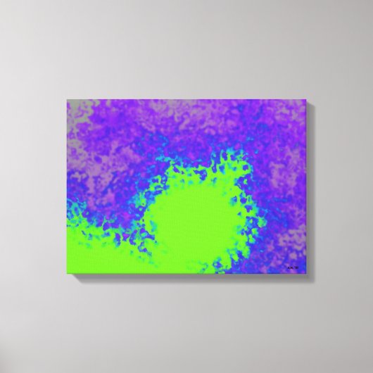 Invasion Of Green Canvas Afdruk (Voorkant)