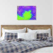 Invasion Of Green Canvas Afdruk (Insitu (Slaapkamer))