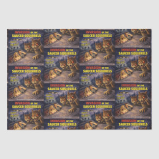 Invasion of the Saucer Squirrels Tissuepapier