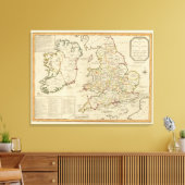 Invasions England, Ierland Canvas Afdruk (Insitu (Woonkamer))
