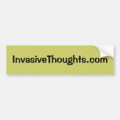 InvasiveThoughts.com Bumpersticker (Voorkant)