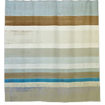 'Invent' Blue en Beige Abstract Art