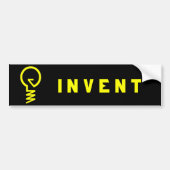 ''Invent''-Bumpersticker Bumpersticker (Voorkant)