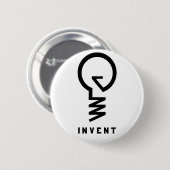 ''Invent''-Button Ronde Button 5,7 Cm (Voorkant /achterkant)