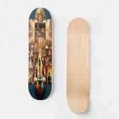 "Inventor's Revelry: Victoriaans Fair Skateboard D (Voorkant)