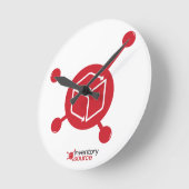 InventorySource.com Automated Inventory Clock Ronde Klok (Hoek)