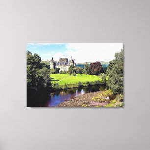 Inveraray Castle - Clan Campbell Canvas Afdruk