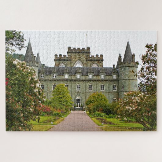 Inveraray Castle, Schotland, Verenigd Koninkrijk Legpuzzel (Horizontaal)