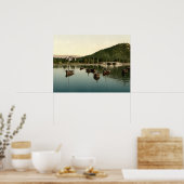 Inverary Castle and Bridge Schotland archiefprint Poster (Keuken)