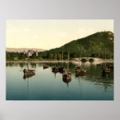 Inverary Castle and Bridge Schotland archiefprint Poster (Voorkant)