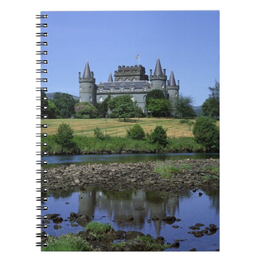 Inverary Castle, Strathclyde, Schotland Notitieboek (Voorkant)