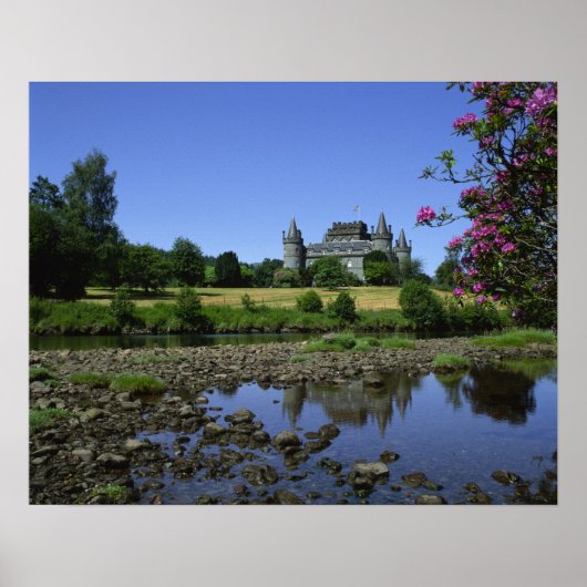 Inverary Castle, Strathclyde, Schotland Poster (Voorkant)