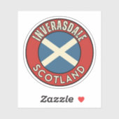 Inverasdale, Schotland Sticker (Vel)