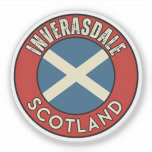 Inverasdale, Schotland Sticker