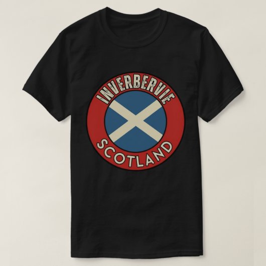 Inverbervie, Schotland T-shirt (Design voorkant)