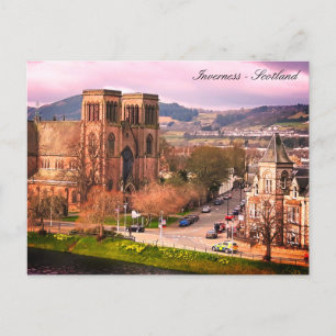 Inverness, Capital of Scottish Highlands, Schotlan Briefkaart