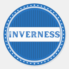 Inverness City Pride Embleem – Schotse identiteit Ronde Sticker