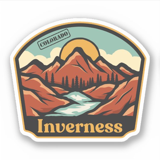 Inverness, Colorado Sticker (Voorkant)