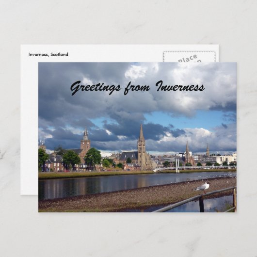 inverness groet briefkaart (Voorkant / Achterkant)