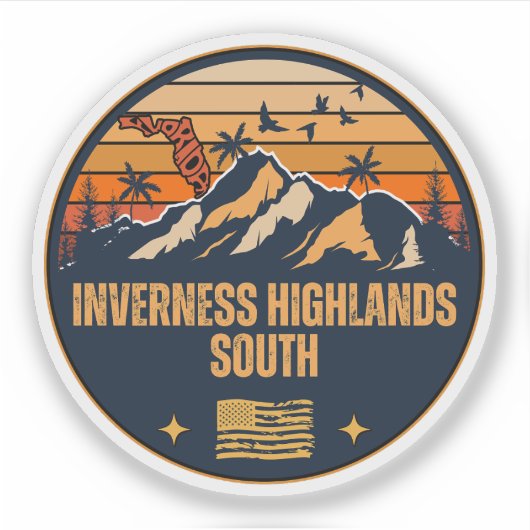 Inverness Highlands South, Florida Sticker (Voorkant)