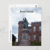 Inverness kasteelbeeld briefkaart (Voorkant / Achterkant)