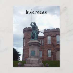 Inverness kasteelbeeld briefkaart