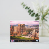 Inverness & kathedraal, Scottish Highlands Capital Briefkaart (Staand voorkant)