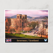 Inverness & kathedraal, Scottish Highlands Capital Briefkaart (Voorkant)