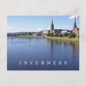 Inverness panoramaalsicht op ansichtkaart briefkaart (Voorkant)