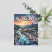 Inverness Schotland Briefkaart (Staand voorkant)
