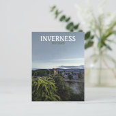 Inverness, Schotland, uitzicht Britse avond Briefkaart (Staand voorkant)