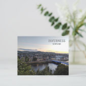 Inverness, Schotland, UK City uitzicht Briefkaart (Staand voorkant)